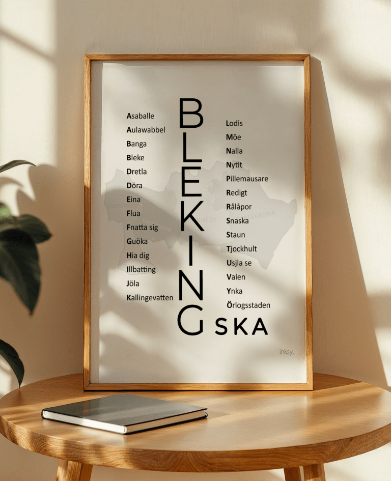 Blekingska dialektposter