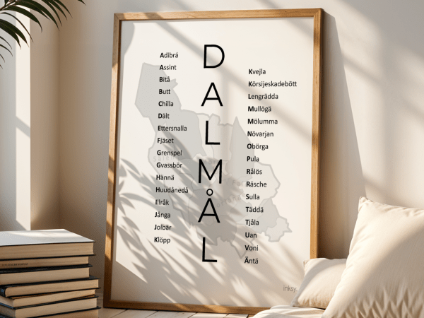 Dalmål dialektposter