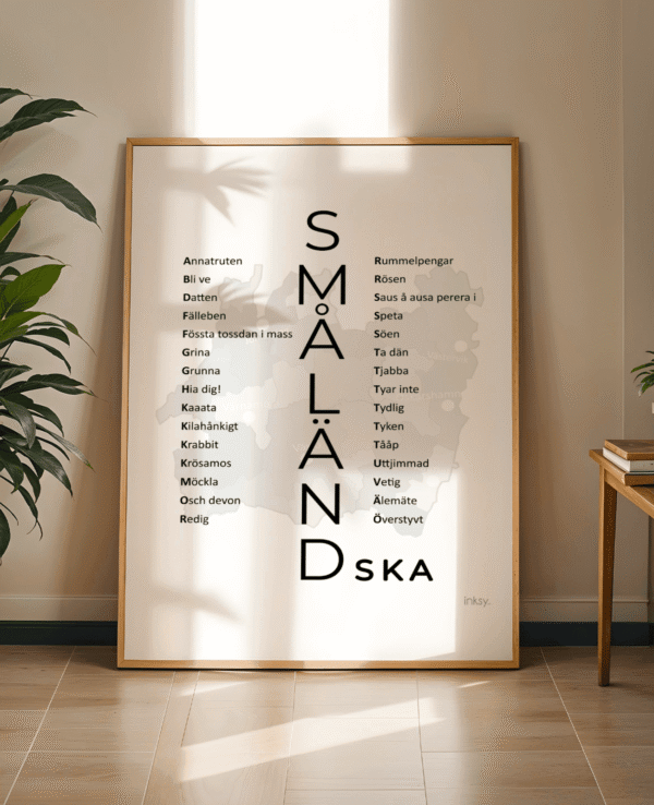 Småländska dialektposter
