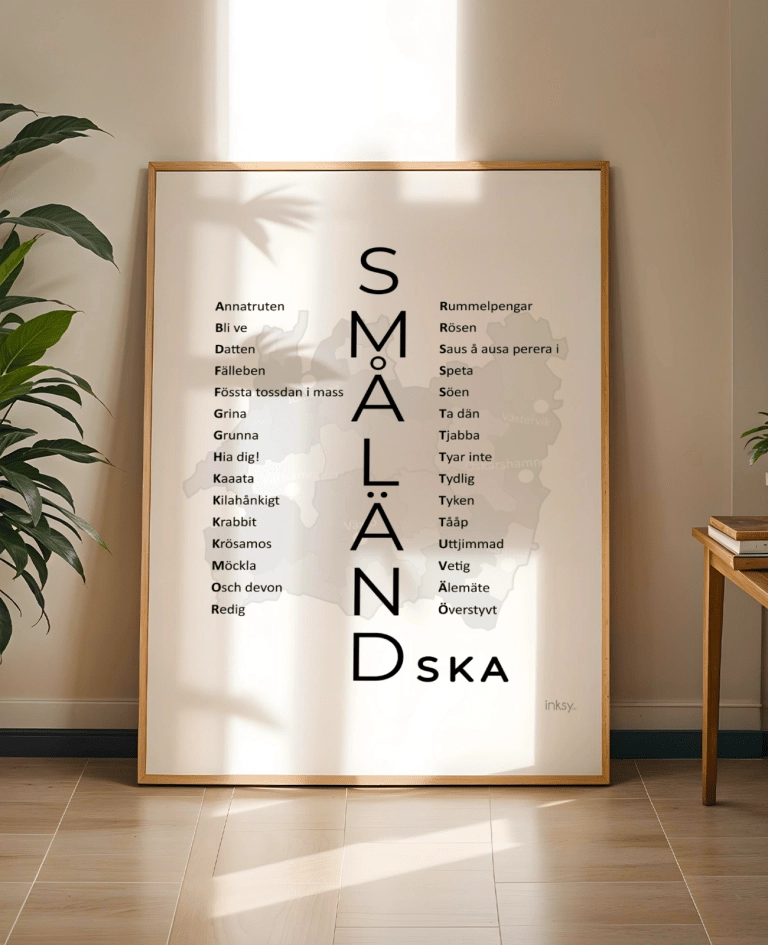 Småländska dialektposter