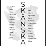 skånska dialekt tavla poster