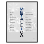 Metallica tavla poster