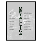 Metallica tavla poster