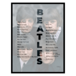 The Beatles tavla poster