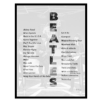 The Beatles tavla poster