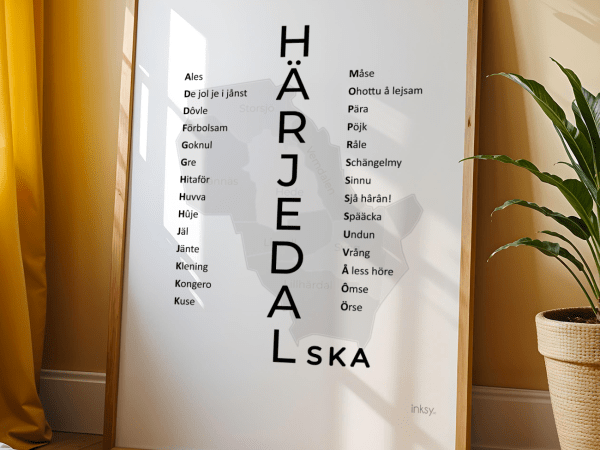 Härjedalska dialektposter
