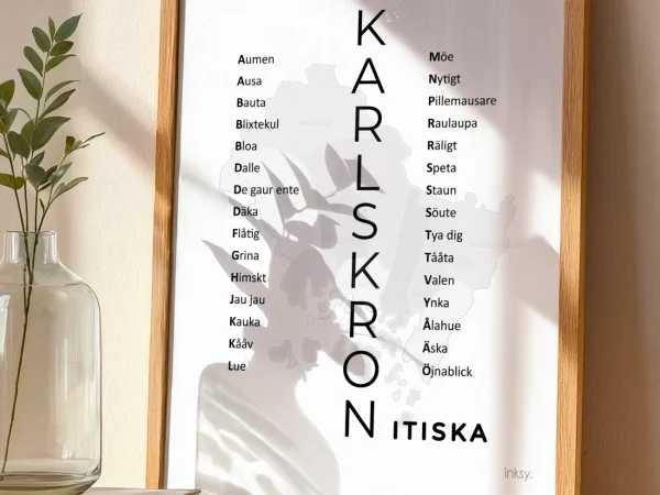 Karlskronitiska dialektposter