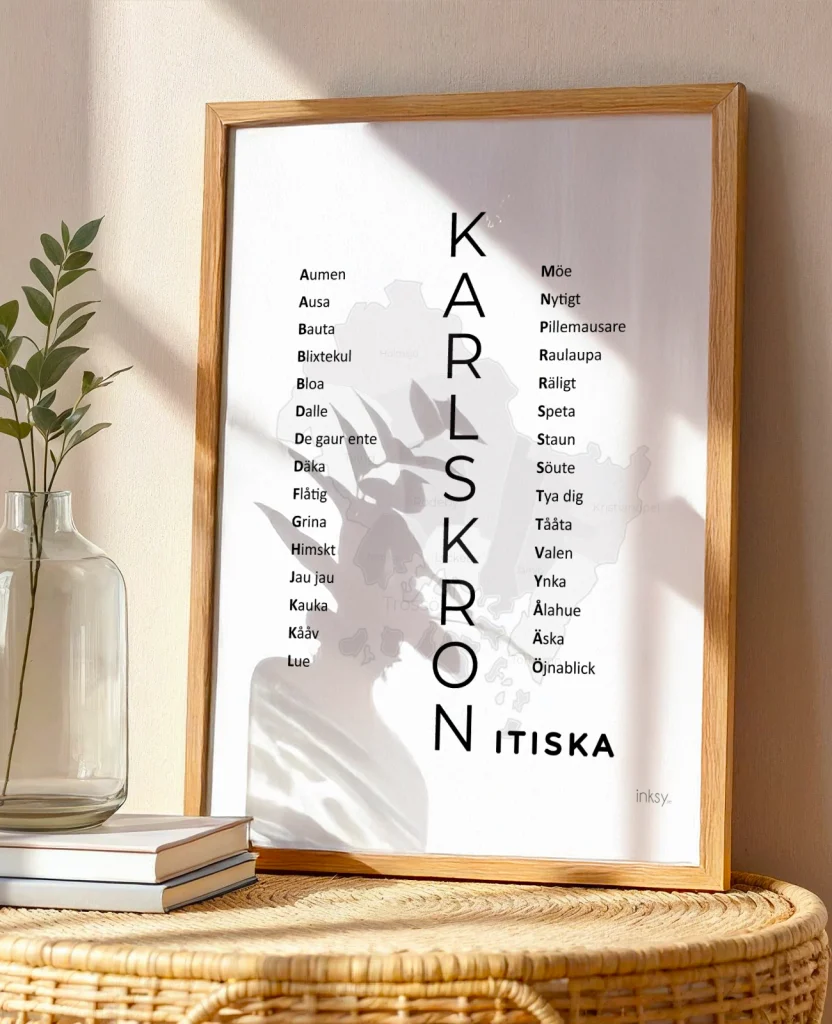 Karlskronitiska dialektposter