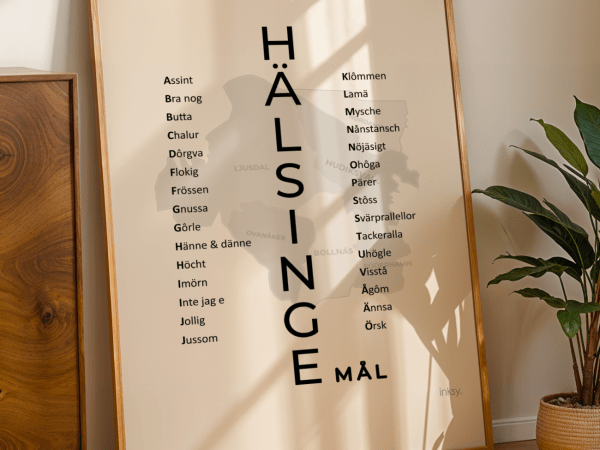 Hälsingemål dialektposter