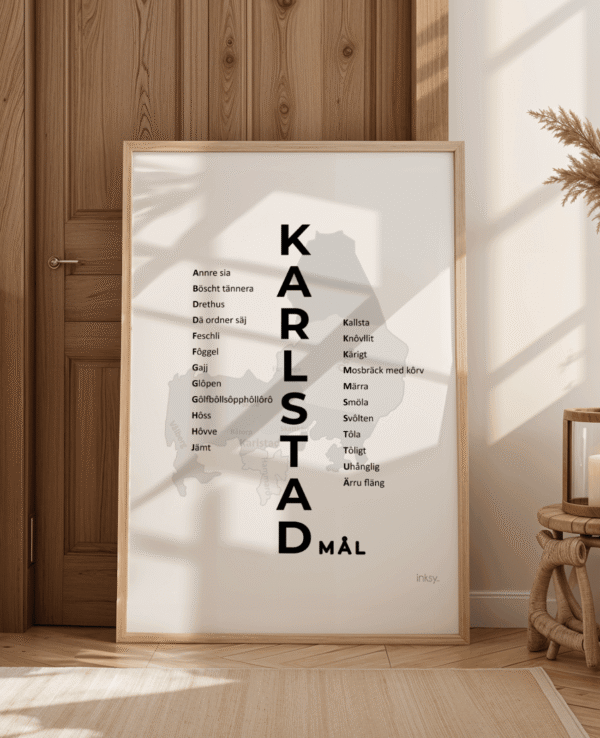 Karlstadmål dialektposter